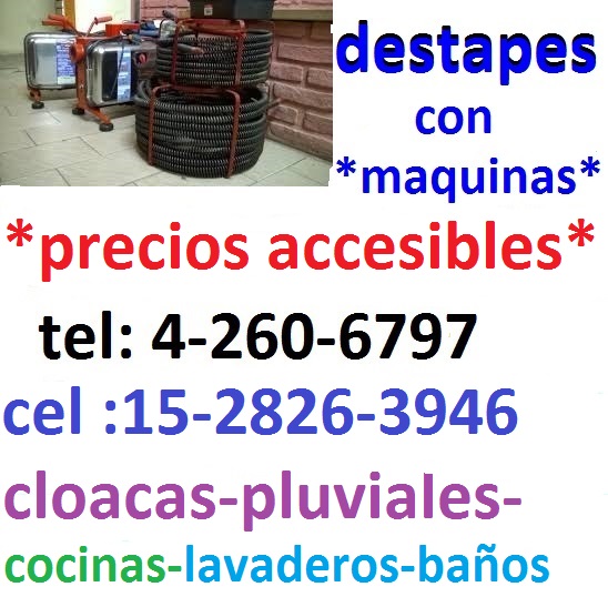 destapaciones en ramos mejia Ramos Mejía